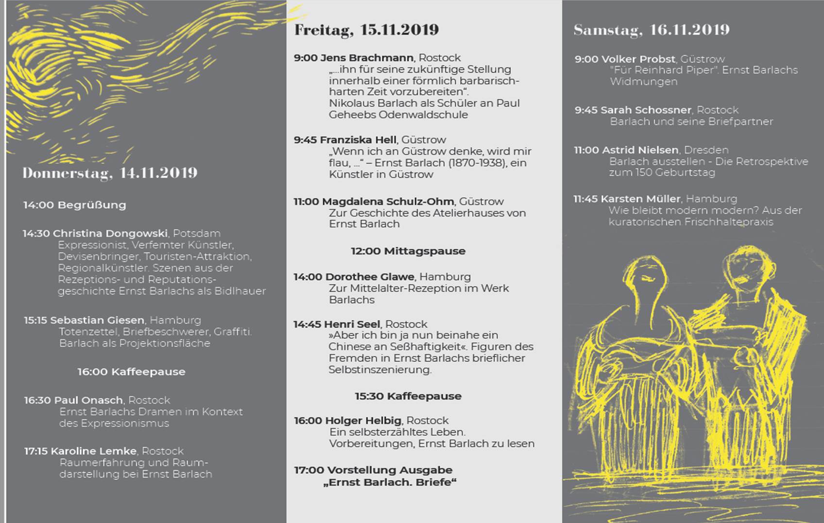Barlach Revisited 14 16 11 19 Im Rathaus Burgerschaftssaal