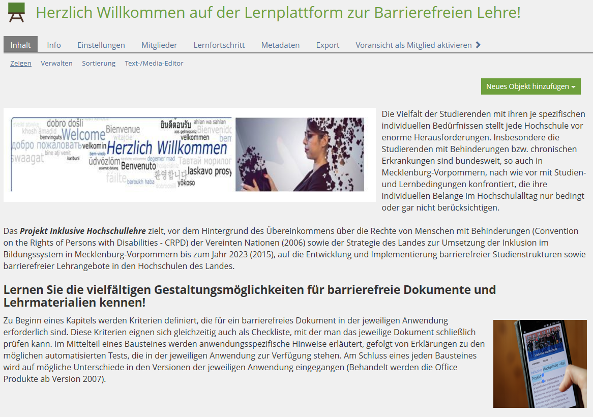 [Translate to English:] Grafik mit Link zum Online-Kurs