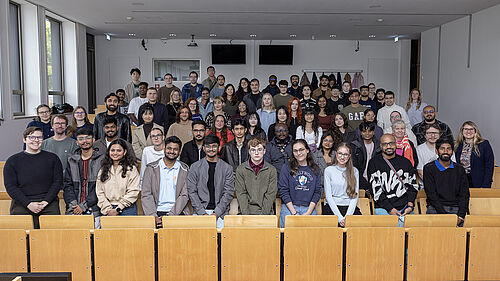 Begrüßung der neuen internationalen Studierenden im Konrad-Zuse-Haus der Universität Rostock (Foto: Universität Rostock/Julia Tetzke).