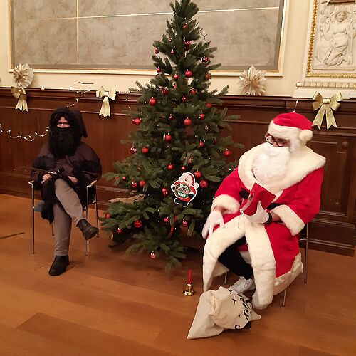 Knecht Ruprecht und Nikolaus (Foto: Silke Wollscheid)