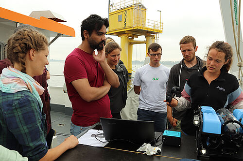 Der "Ocean Technology Campus Rostock" bietet Forschenden und Unternehmen der Meerestechnik optimale Bedingungen zum Testen ihrer Entwicklungen und zur Kooperation mit anderen. (Foto: Helen Morrison/Universität Rostock).