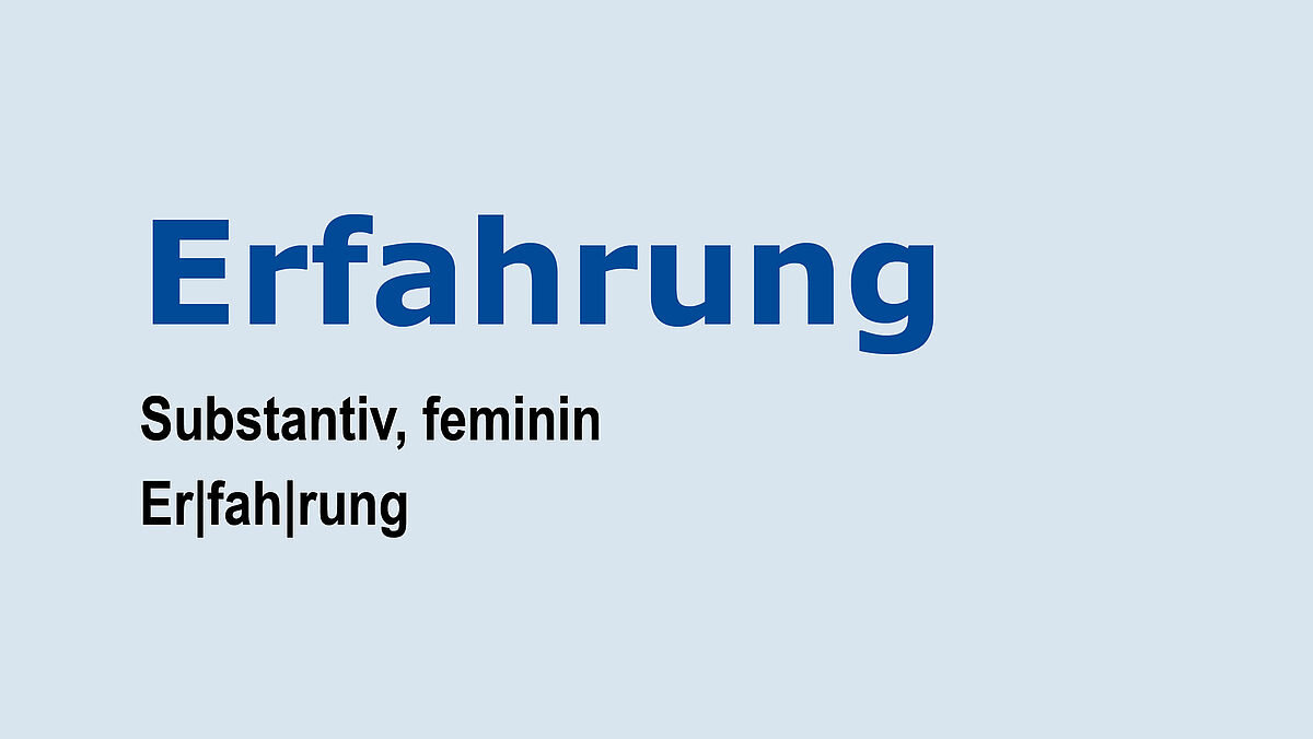 Unsere Erfahrungen
