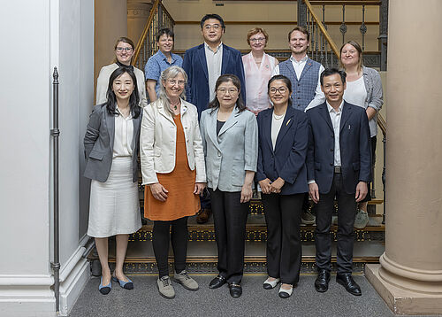Deutsch-chinesisches Treffen im Rektorat der Universität Rostock (Foto: Universität Rostock/IT- und Medienzentrum).