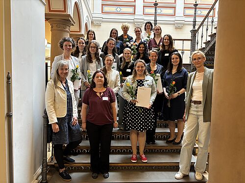 Abschlussveranstaltung des Mentoringprogramms „KarriereWegeMentoring“ am 19. Juni 2025 (Foto: Universität Rostock).